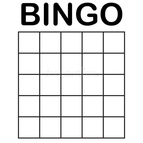 Lottery Bingo Style Template .